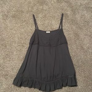 Spaghetti strap tank top, adjustable straps